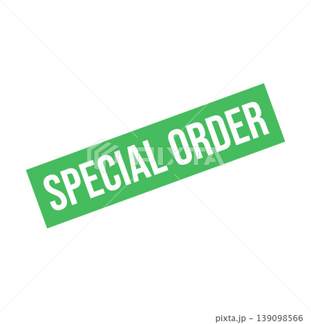 Special Order Letter Rubber Stamp Template Design Special Order Letter Rubber Stamp Template Design 139098566