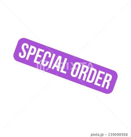 Special Order Letter Rubber Stamp Template Design Special Order Letter Rubber Stamp Template Design 139098568