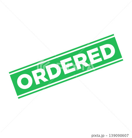 Ordered Letter Rubber Stamp Template Design Ordered Letter Rubber Stamp Template Design 139098607