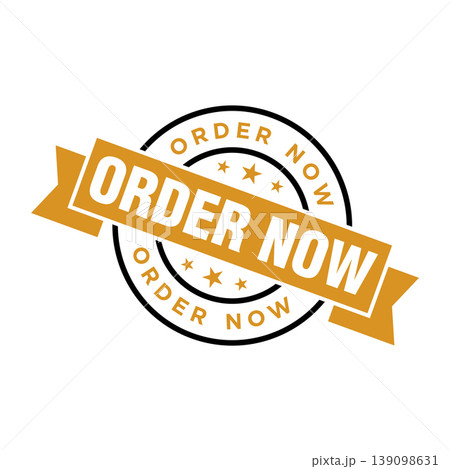 Order Now Letter Rubber Stamp Template Design 139098631