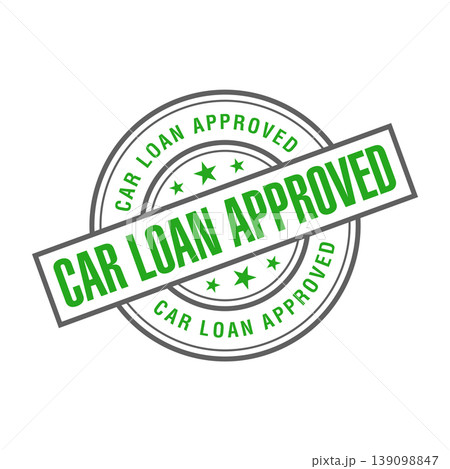 Car Loan Approved Letter Rubber Stamp Template Car Loan Approved Letter Rubber Stamp Template 139098847