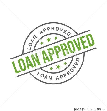 Loan Approved Letter Rubber Stamp Template Loan Approved Letter Rubber Stamp Template 139098897