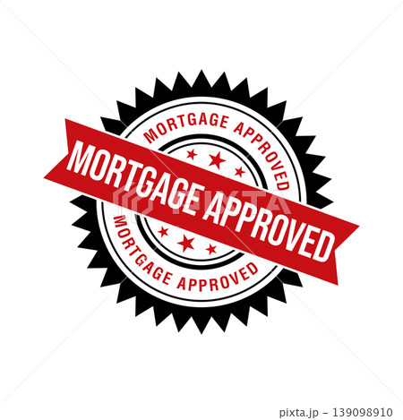 Mortgage Approved Letter Rubber Stamp Template 139098910