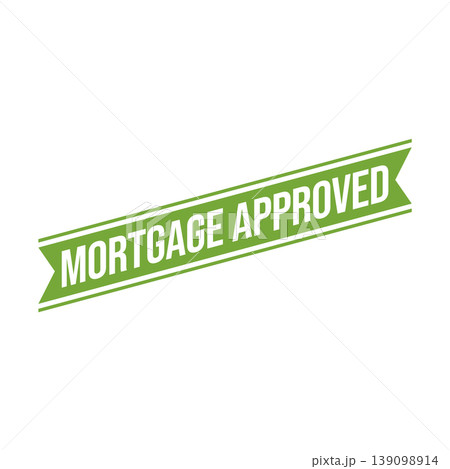 Mortgage Approved Letter Rubber Stamp Template 139098914