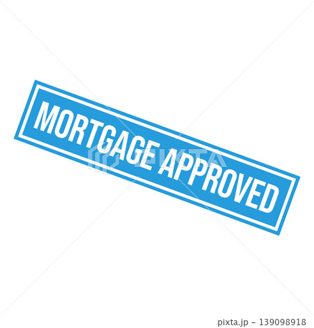 Mortgage Approved Letter Rubber Stamp Template 139098918