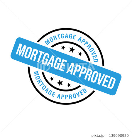 Mortgage Approved Letter Rubber Stamp Template 139098920