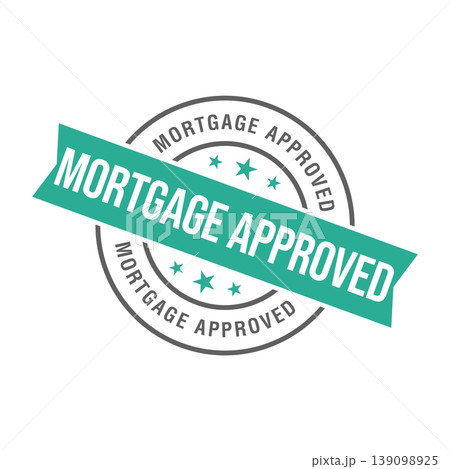 Mortgage Approved Letter Rubber Stamp Template 139098925