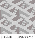 Seamless pattern with stairs making an optical illusion. 139099200