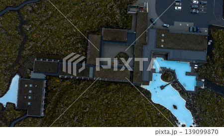 Aerial View of the Blue Lagoon Geothermal Spa in Iceland Aerial View of the Blue Lagoon Geothermal Spa in Iceland 139099870