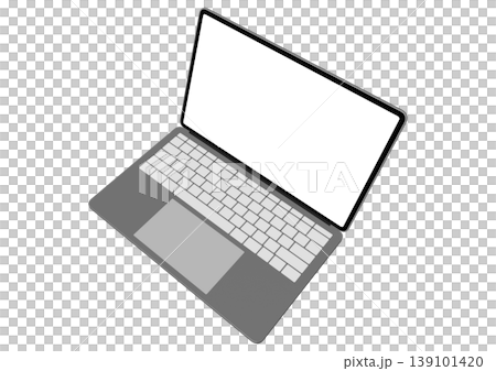 Laptop seen from an angle Laptop seen from an angle 139101420