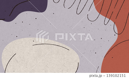 Doodle Background Pattern Abstract Colored Shapes 139102151