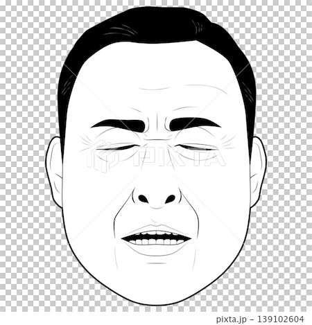 悲しい顔のおじさん② 139102604