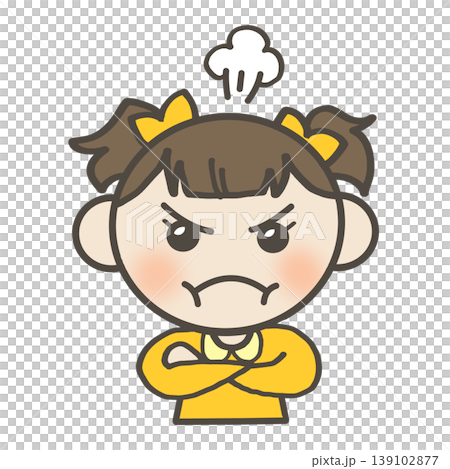An angry girl 139102877