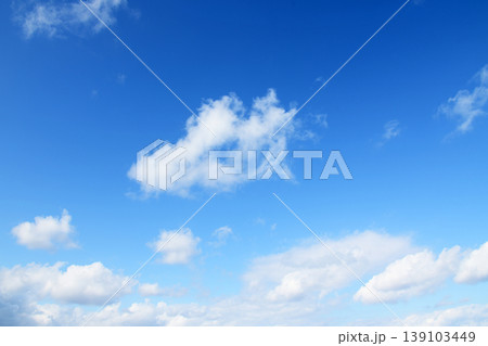 青空と白い雲 青空と白い雲 139103449