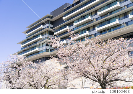 エスパシオ ナゴヤキャッスル ホテルと桜 エスパシオ ナゴヤキャッスル ホテルと桜 139103468