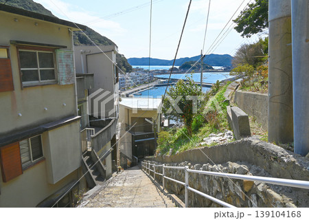 【大分県津久見市】保戸島集落の風景 【大分県津久見市】保戸島集落の風景 139104168