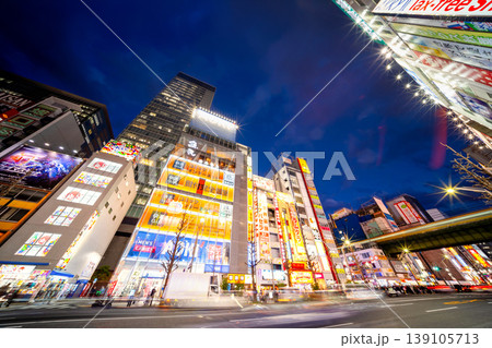 東京・秋葉原の夜景 139105713