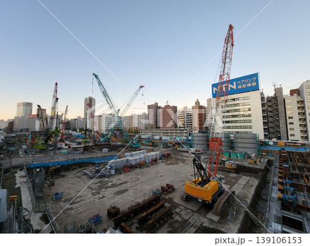 高輪ゲートウェイ 建設中 2022年11月 高輪ゲートウェイ 建設中 2022年11月 139106153