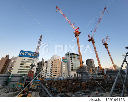 高輪ゲートウェイ　建設中　2022年11月 139106158