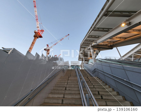 高輪ゲートウェイ 建設中 2022年11月 高輪ゲートウェイ 建設中 2022年11月 139106160