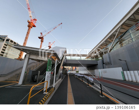 高輪ゲートウェイ 建設中 2022年11月 高輪ゲートウェイ 建設中 2022年11月 139106165