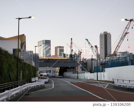 高輪ゲートウェイ 建設中 2022年11月 高輪ゲートウェイ 建設中 2022年11月 139106200
