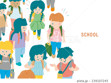 小学生の集団 小学生の集団 139107245