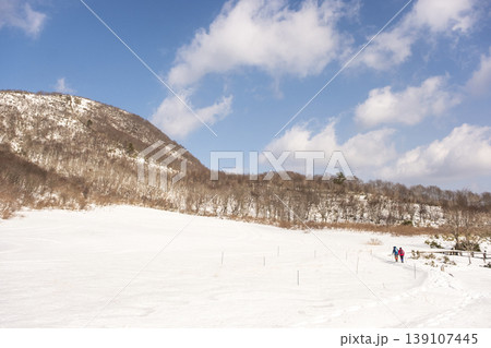 森の新雪をスノーシューで楽しむイメージ 大山鏡ヶ成 森の新雪をスノーシューで楽しむイメージ 大山鏡ヶ成 139107445