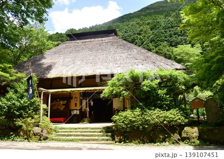 箱根町　甘酒茶屋と新緑 139107451