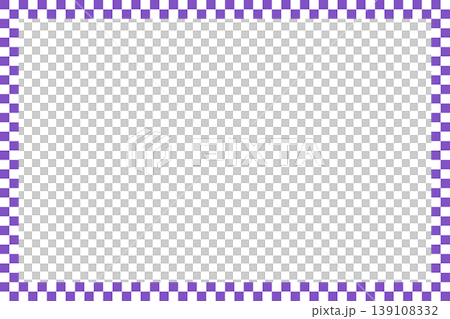 Purple and white checkered frame background 139108332