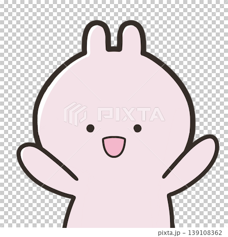 A playful rabbit A playful rabbit 139108362