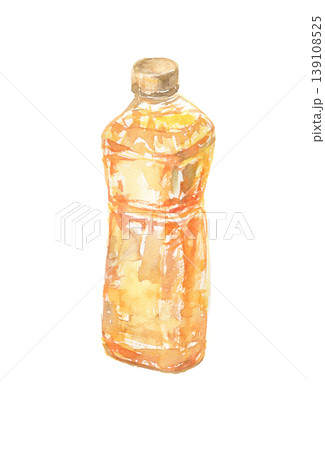 サラダ油の水彩イラスト 139108525