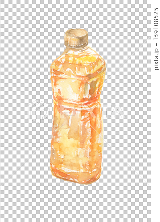 サラダ油の水彩イラスト 139108525