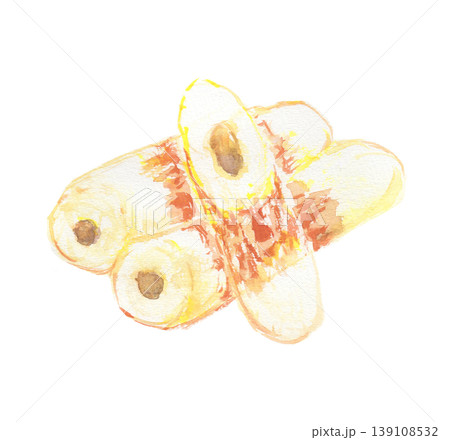 竹輪の水彩イラスト 139108532