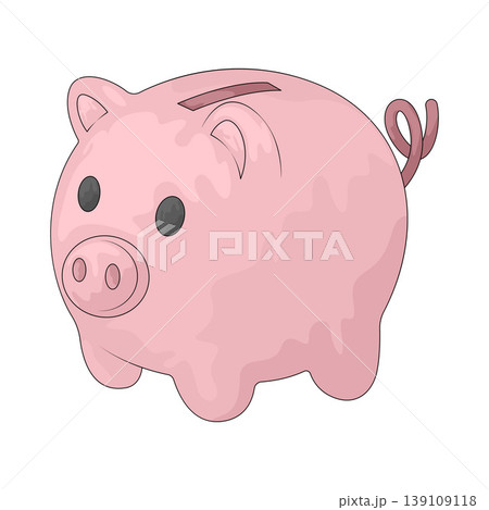 Illustration of Piggy Bank Illustration of Piggy Bank 139109118