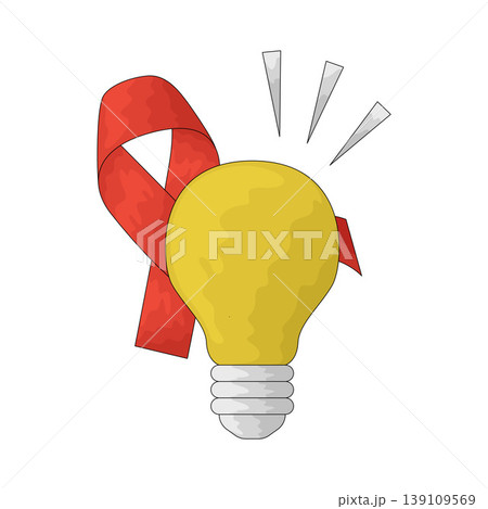 Illustration of Awareness Idea Illustration of Awareness Idea 139109569