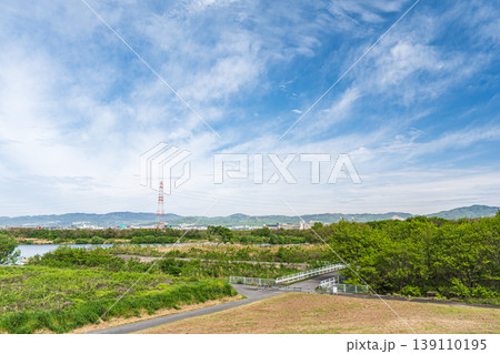 淀川風景 大阪府枚方市 淀川風景 大阪府枚方市 139110195