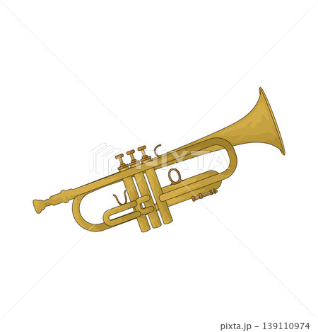 Illustration of Trumpet Illustration of Trumpet 139110974
