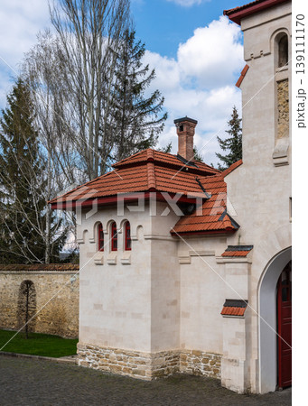 Traditional Architecture of the Entrance Gate at Curchi Orthodox Monastery Traditional Architecture of the Entrance Gate at Curchi Orthodox Monastery 139111170