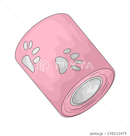 Illustration of Pet Bandage Illustration of Pet Bandage 139111475
