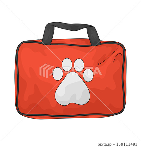 Illustration of Pet first aid kit 139111493