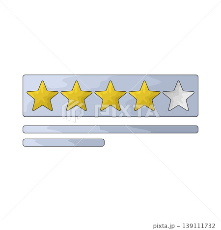 Illustration of Star Rating 139111732