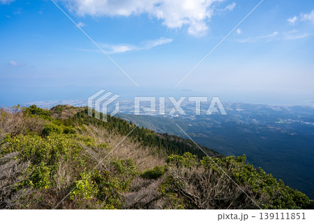 高岩山山頂から見る島原の街並み 高岩山山頂から見る島原の街並み 139111851