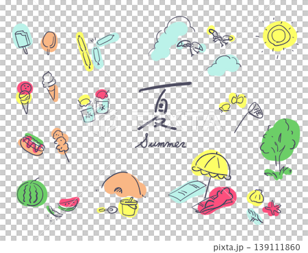 Summer image illustration Summer image illustration 139111860