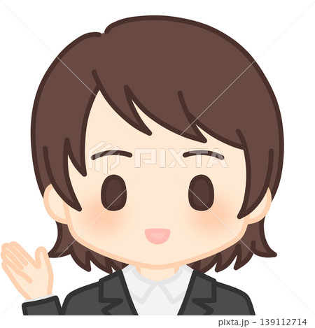 案内する女性社員 139112714