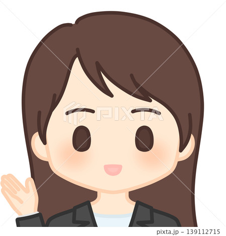 案内する女性社員 案内する女性社員 139112715