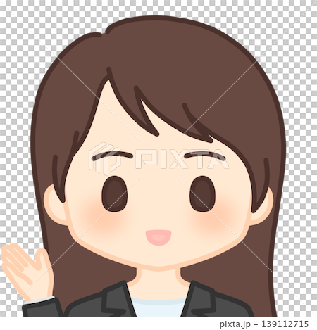 案内する女性社員 案内する女性社員 139112715