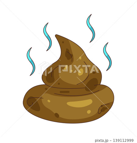 Illustration of swirl poop Illustration of swirl poop 139112999