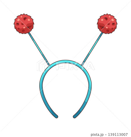 Illustration of Red headband antennae 139113007