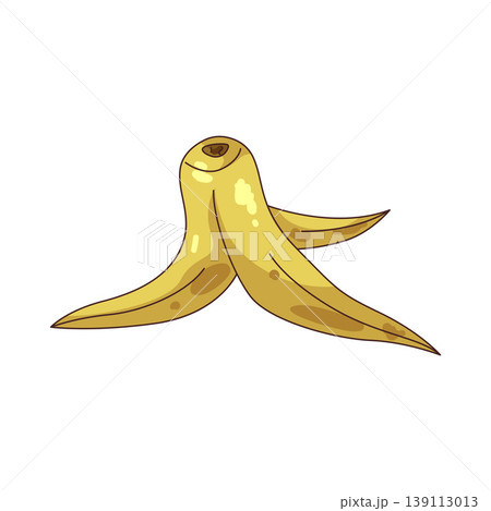 Illustration of banana peel 139113013